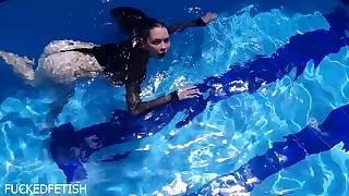 Latex body Hollowed-out Jessica Bunny